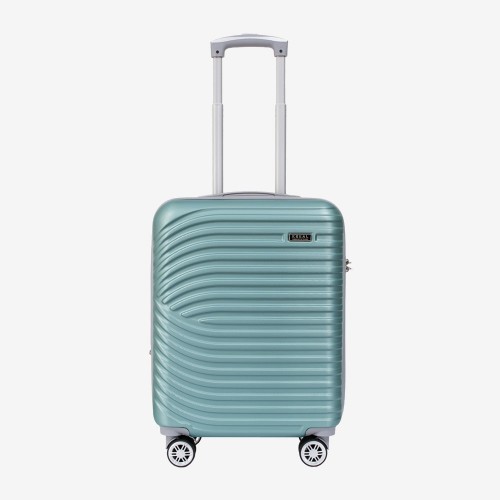 Куфар за ръчен багаж KREAL модел CAPRI-E 55 см с разширение светло зелен