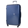 Твърд куфар от ABS KREAL модел RIO 77 см 4 колелца тъмно син 
