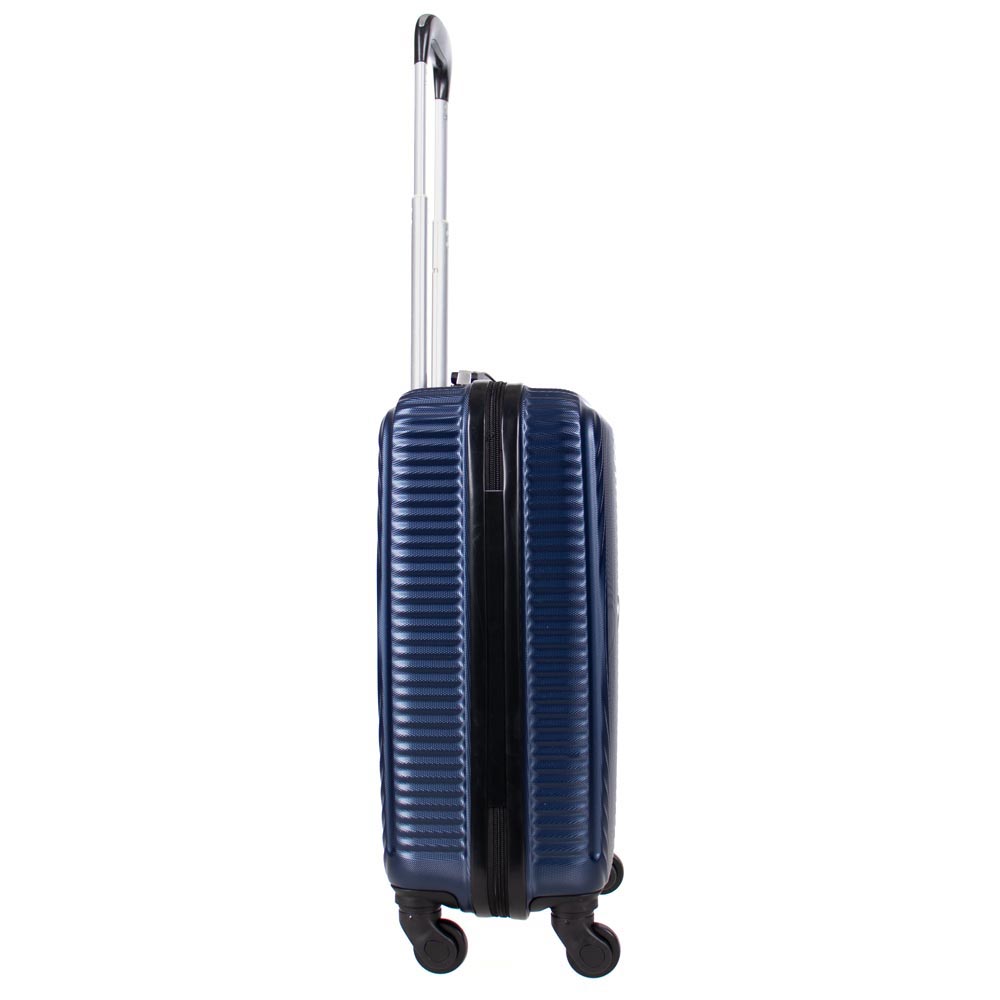 Kуфар за ръчен багаж KREAL модел RIO 55 см ABS с 4 колелца тъмно син
