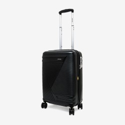 Куфар за ръчен багаж ENZO NORI модел GALAXY 54 см поликарбонат черен
