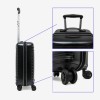 Куфар за ръчен багаж ENZO NORI модел GALAXY 54 см поликарбонат черен