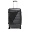 Луксозен твърд куфар от поликарбонат с разширение ENZO NORI модел GALAXY 66 см спинер цвят тъмно сив