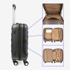 Куфар за ръчен багаж ENZO NORI модел GRANITE 56 см поликарбонат сив - paulaventi.com