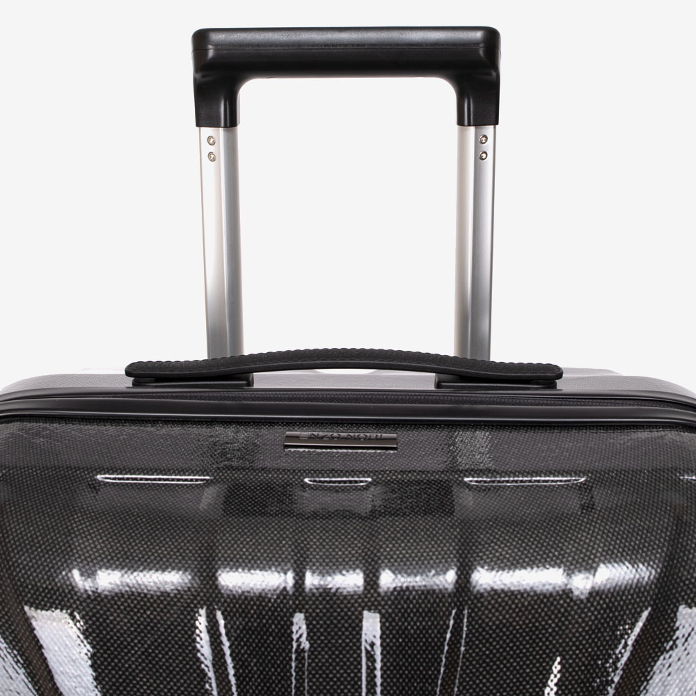 Комплект куфари ENZO NORI модел SHELL поликарбонат черен