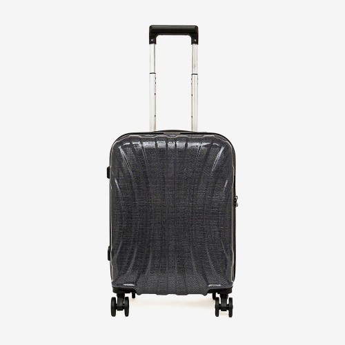 Куфар за ръчен багаж ултра лек ENZO NORI модел SHELL 55 см черен