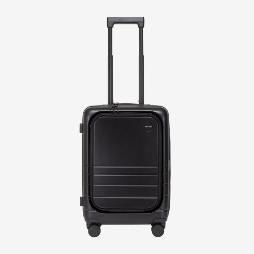 Куфар за ръчен багаж ENZO NORI модел SYDNEY-2 55 см поликарбонат черен
