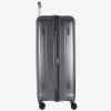 Голям твърд куфар ENZO NORI поликарбонат с разширение и TSA тъмно сив