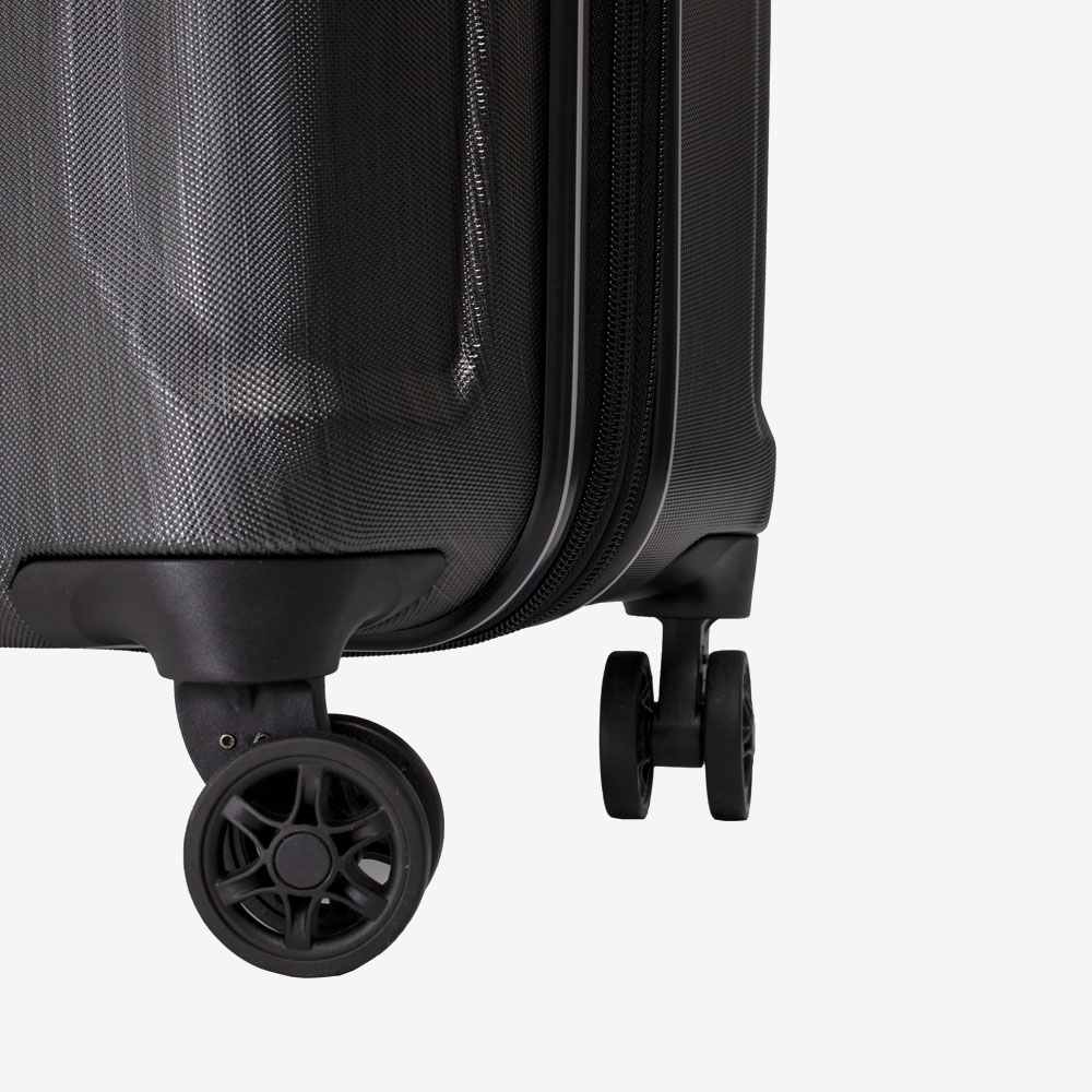 Голям куфар ENZO NORI модел PRIDE 78 см поликарбонат черен