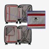 Куфар за ръчен багаж ENZO NORI модел SPACE 55 см бордо полипропилен