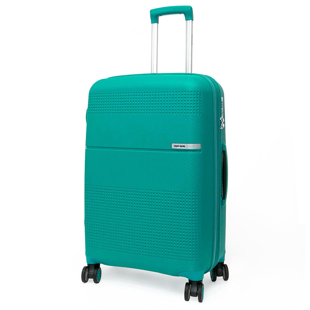 Комплект три размера куфари от полипропилен с разширение ENZO NORI зелен