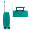 Куфар за ръчен багаж от пропилен с TSA заключване зелен