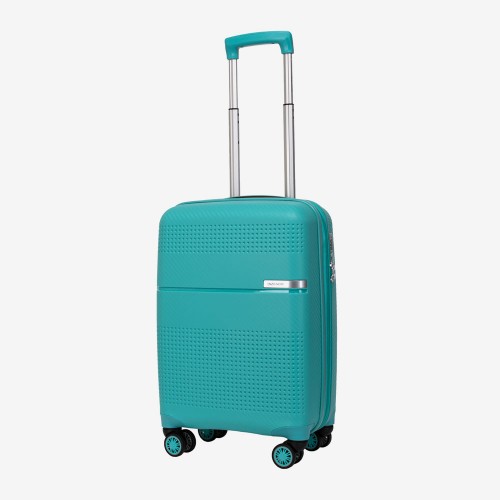 Куфар за ръчен багаж ENZO NORI модел SPACE 55 см с разширение зелен