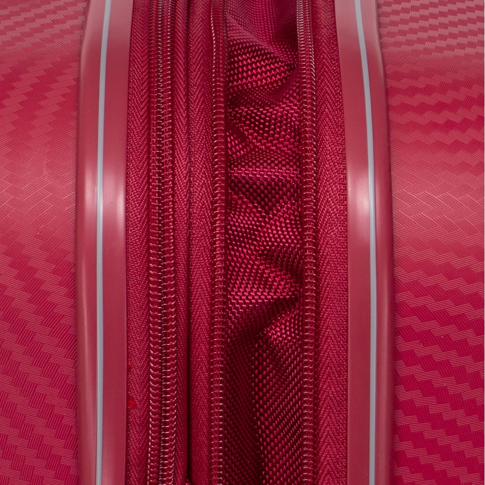 Куфар за ръчен багаж ENZO NORI модел SPACE 55 см полипропилен червен