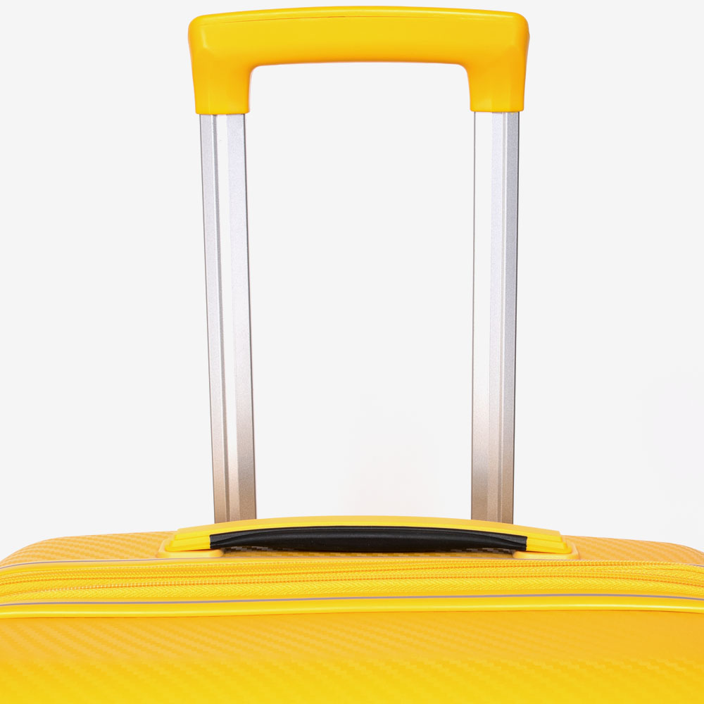 Куфар за ръчен багаж ENZO NORI модел SPACE 55 см полипропилен жълт