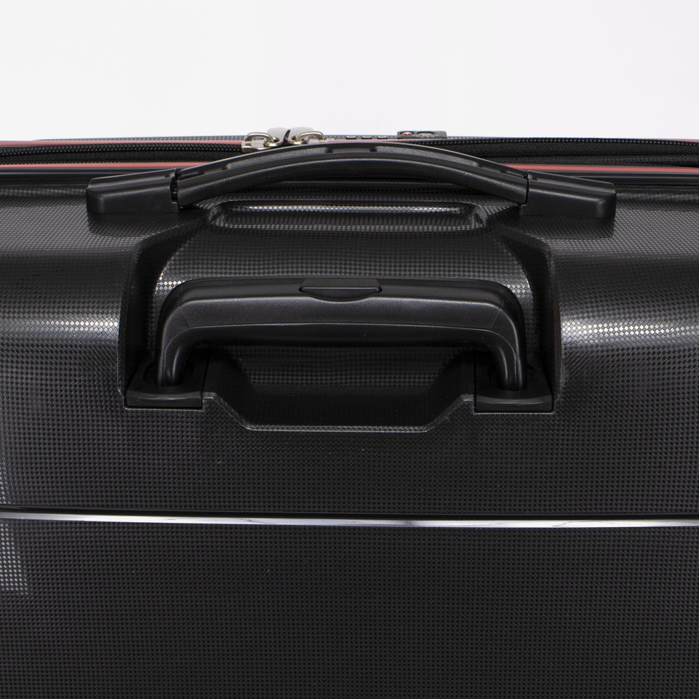 Голям куфар ENZO NORI модел SHAPE 75 см полипропилен черен