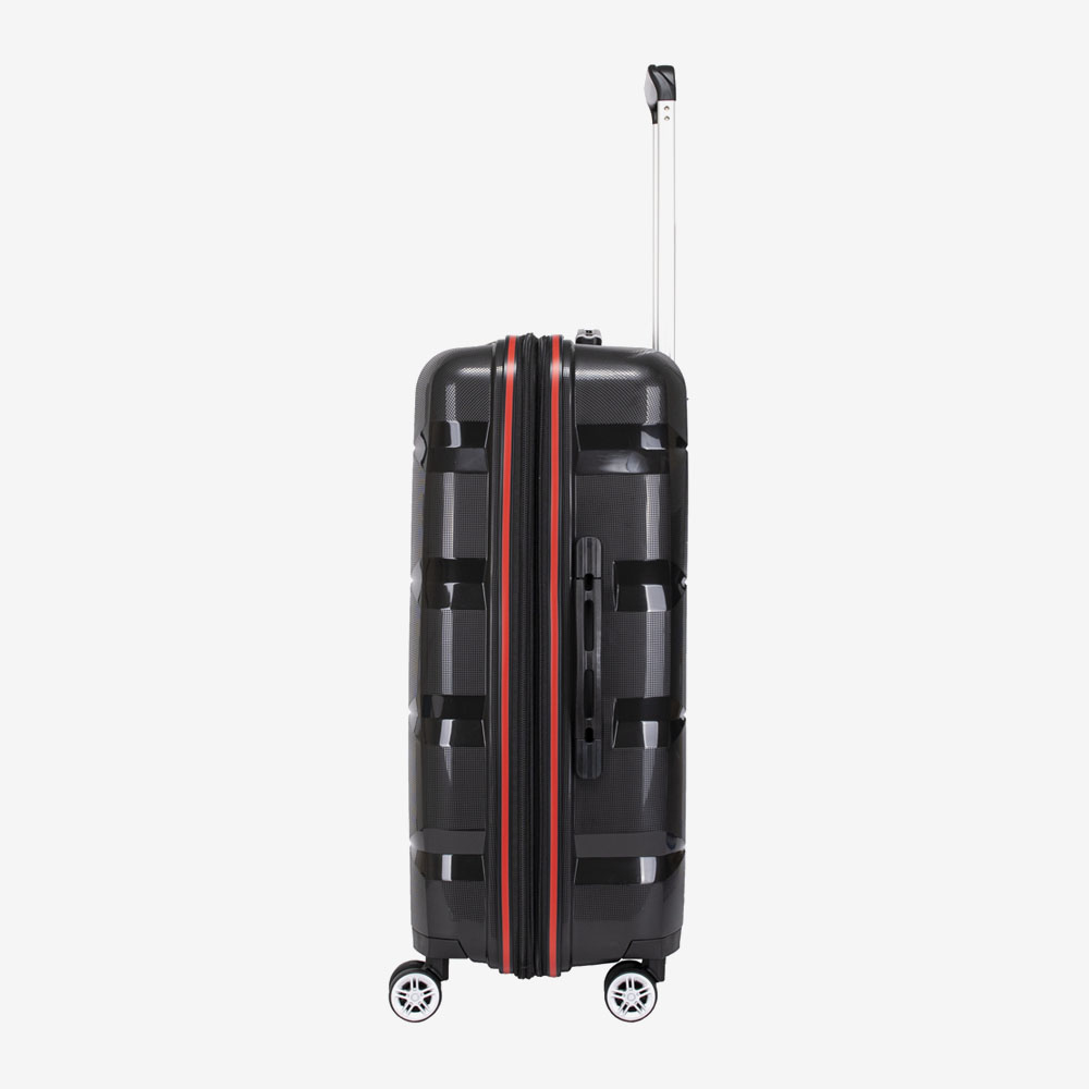 Куфар ENZO NORI модел SHAPE 65 см полипропилен черен
