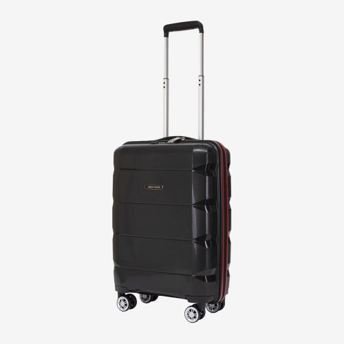 Куфар за ръчен багаж ENZO NORI модел SHAPE 55 см полипропилен черен
