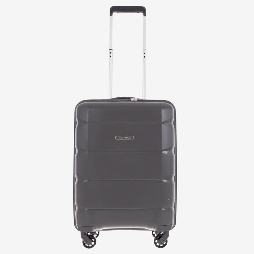 Куфар за ръчен багаж ENZO NORI модел SHAPE 55 см полипропилен сив