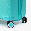 Комплект куфари ENZO NORI модел ROMA с куфар за козметика полипропилен зелен