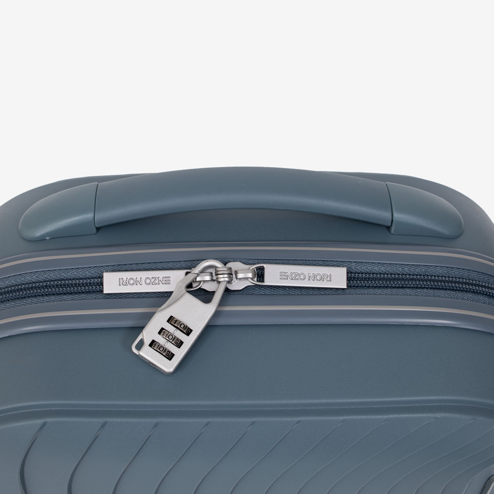 Куфар за козметика ENZO NORI модел ROMA полипропилен син
