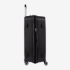 Голям куфар с куфар за козметика ENZO NORI модел ROMA 75 см полипропилен черен