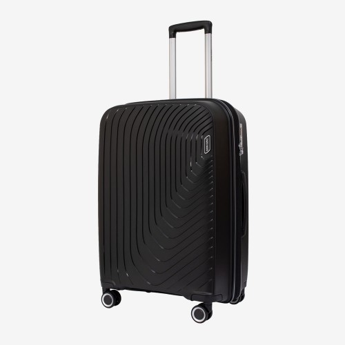 Куфар ENZO NORI модел ROMA 65 см полипропилен черен