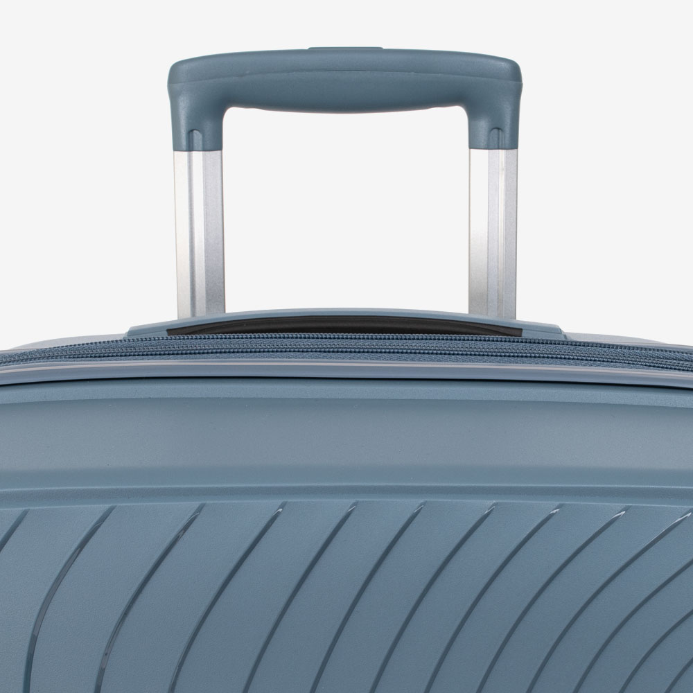 Комплект куфари ENZO NORI модел ROMA с куфар за козметика полипропилен син