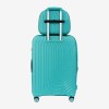 Голям куфар с куфар за козметика ENZO NORI модел ROMA 75 см полипропилен зелен