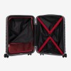 Куфар за ръчен багаж ENZO NORI модел PORTO 55 см ултра лек полипропилен тъмно сив