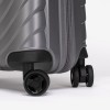 Куфар за ръчен багаж ENZO NORI модел PORTO 55 см ултра лек полипропилен тъмно сив