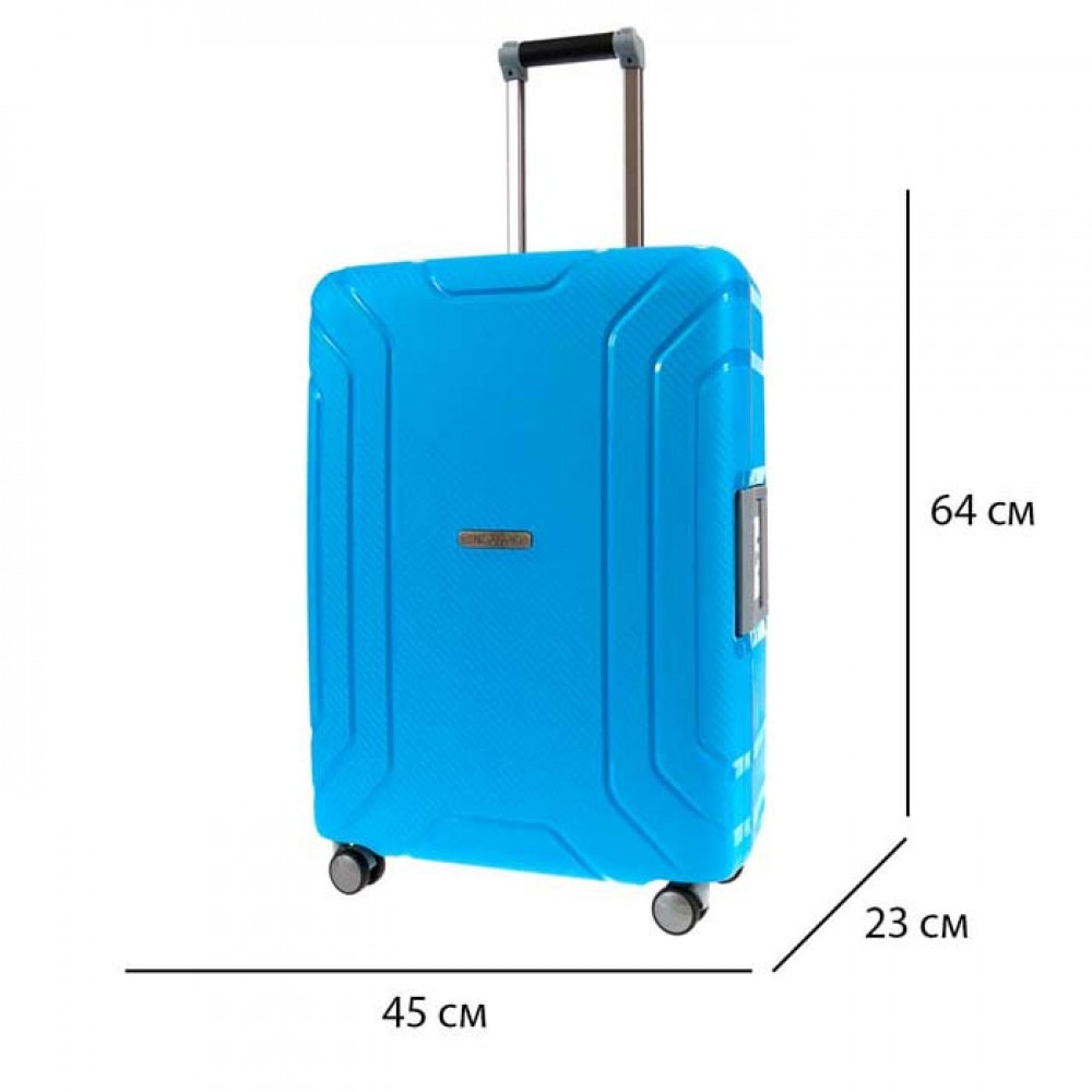 Комплект куфари ENZO NORI модел PRIME син полипропилен