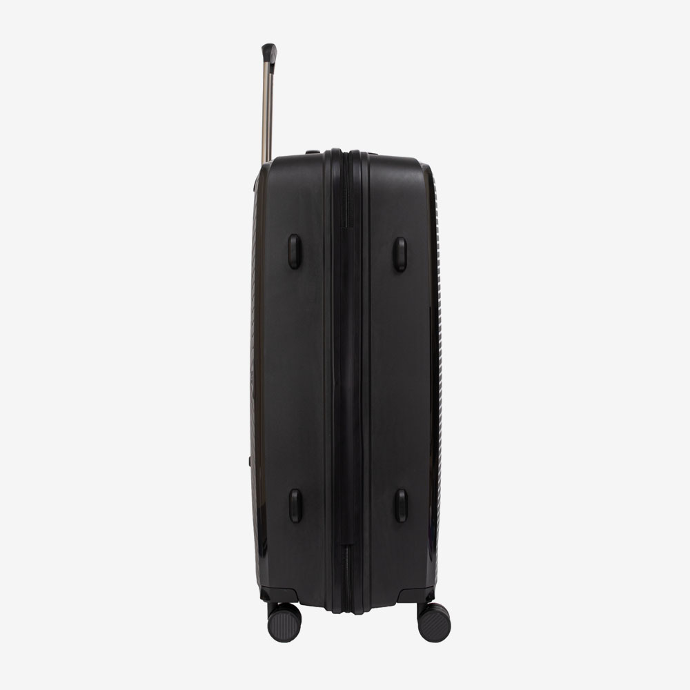 Голям куфар ENZO NORI модел AERO 77 см полипропилен ултра лек черен