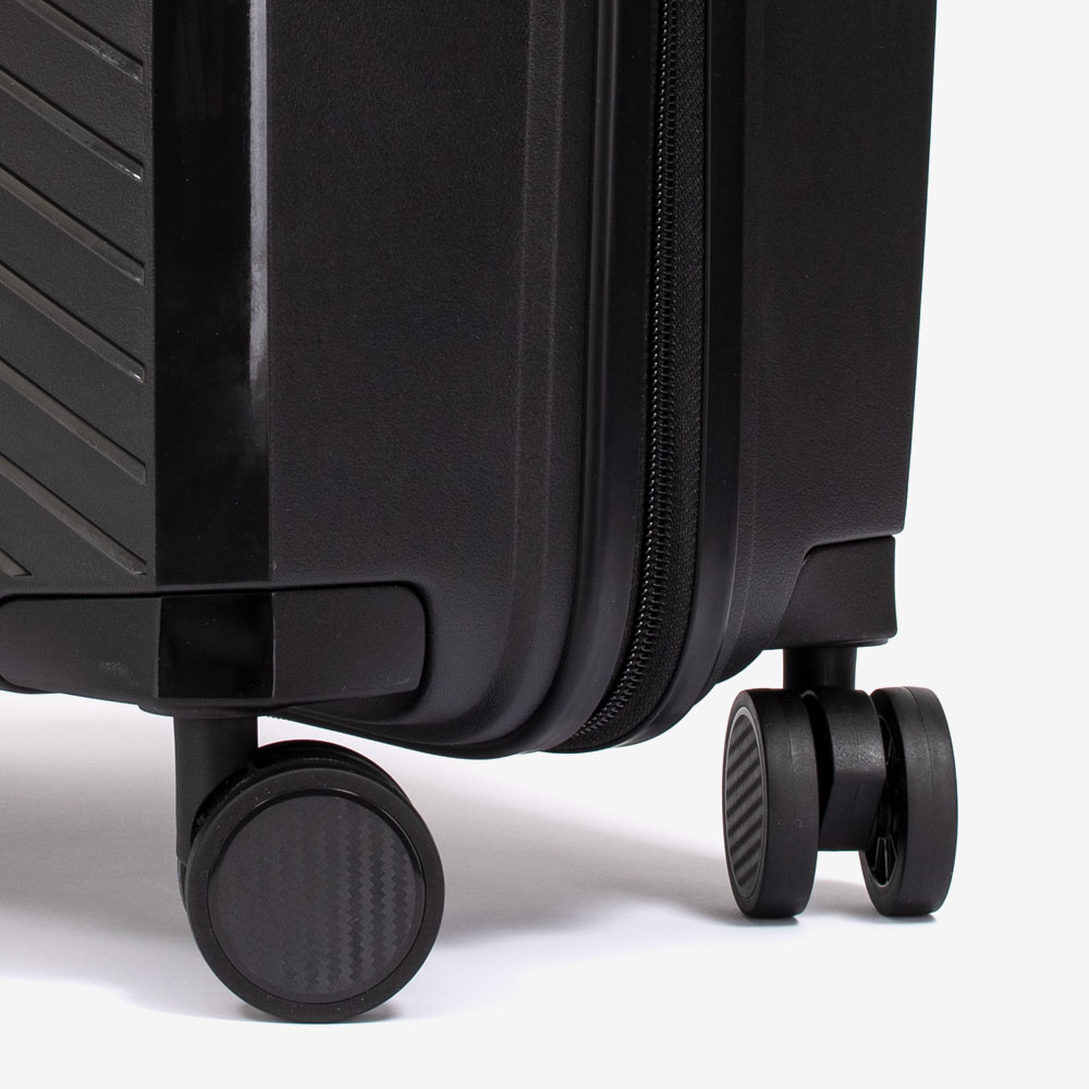 Комплект куфари ENZO NORI модел AERO полипропилен ултра лек черен