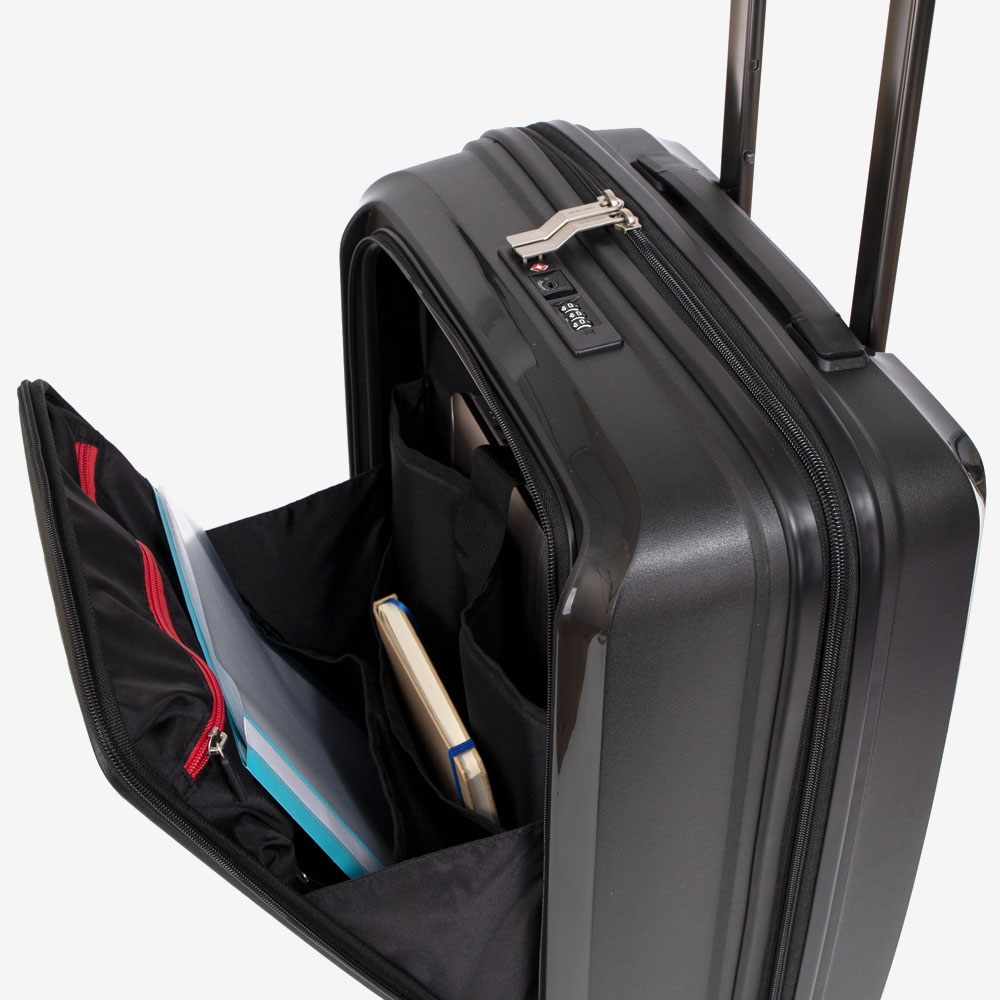 Комплект куфари ENZO NORI модел AERO полипропилен ултра лек черен
