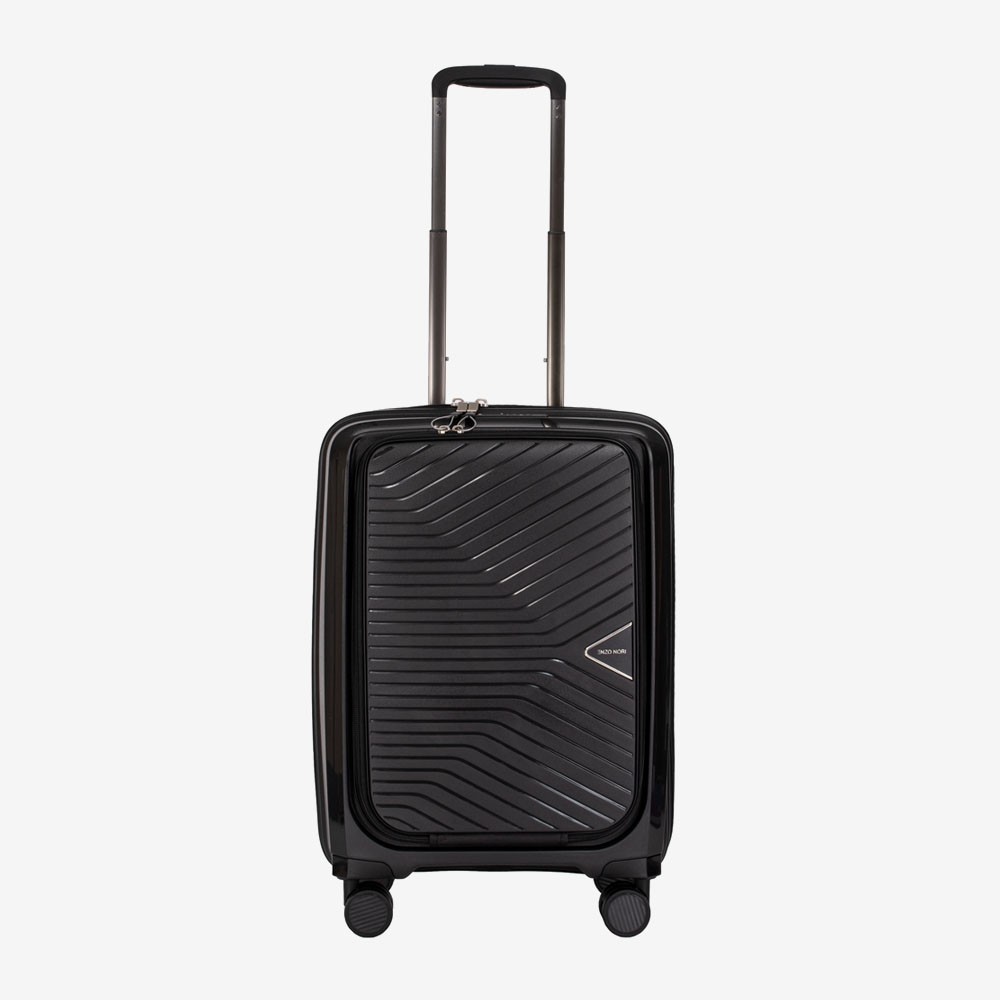 Куфар за ръчен багаж ENZO NORI модел AERO 55 см полипропилен черен