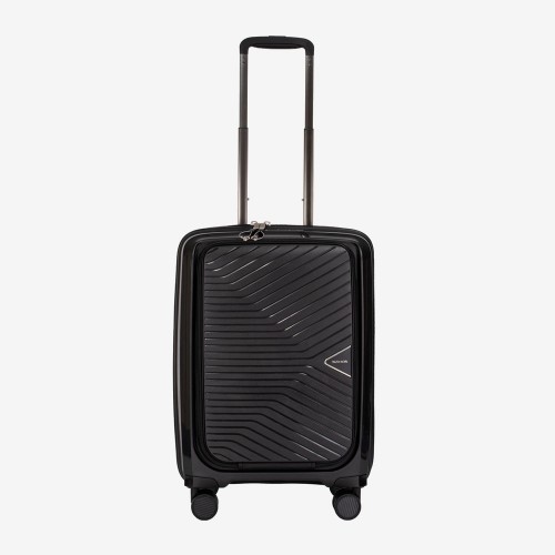 Куфар за ръчен багаж ENZO NORI модел AERO 55 см полипропилен ултра лек черен