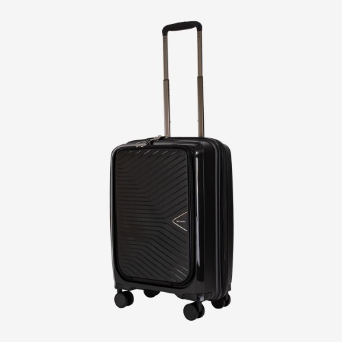 Куфар за ръчен багаж ENZO NORI модел AERO 55 см полипропилен ултра лек черен