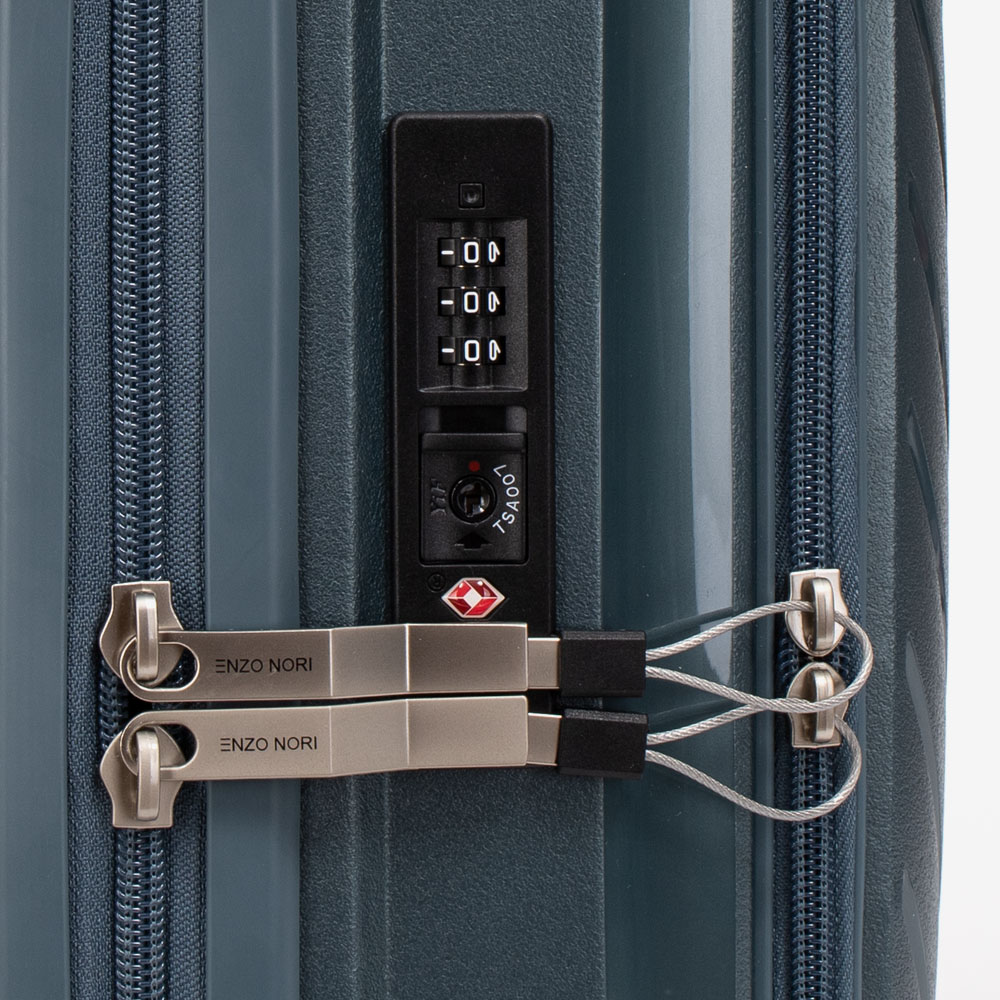 Куфар за ръчен багаж ENZO NORI модел AERO 55 см полипропилен зелен