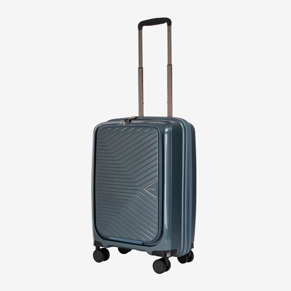 Куфар за ръчен багаж ENZO NORI модел AERO 55 см полипропилен зелен