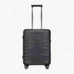 Куфар за ръчен багаж ENZO NORI модел SOLID 55 см полипропилен черен