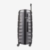 Голям куфар ENZO NORI модел SOLID 75 см полипропилен тъмно сив