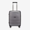 Куфар за ръчен багаж ENZO NORI модел SOLID 55 см ултра лек тъмно сив