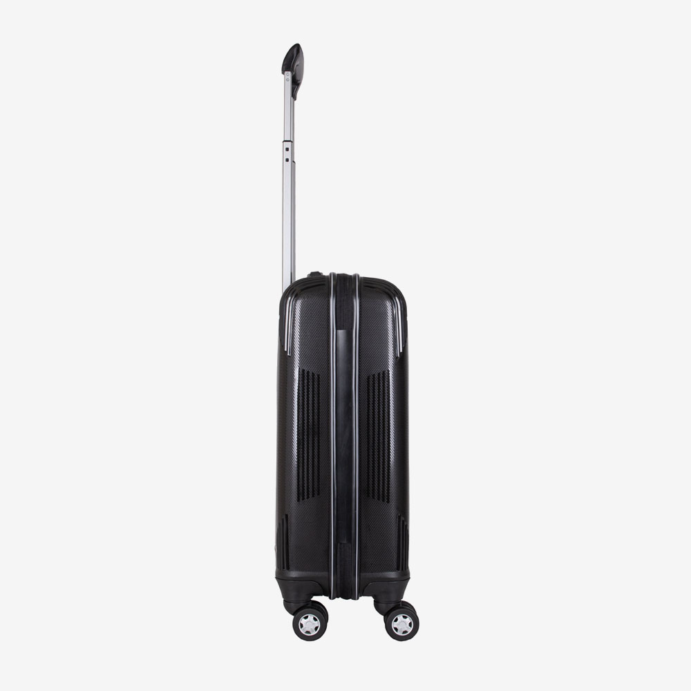 Куфар за ръчен багаж ENZO NORI модел LONDON 55 см полипропилен черен 
