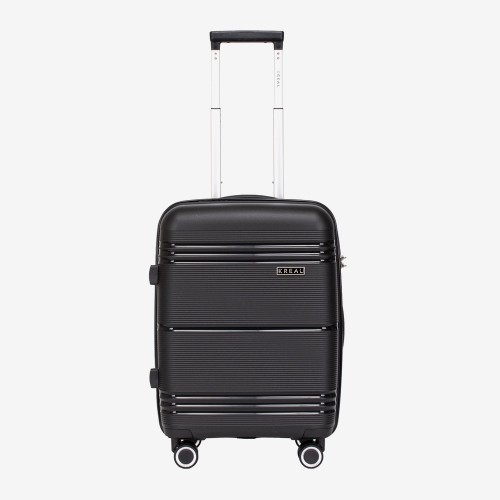 Куфар за ръчен багаж KREAL модел PALMA 55 см полипропилен черен