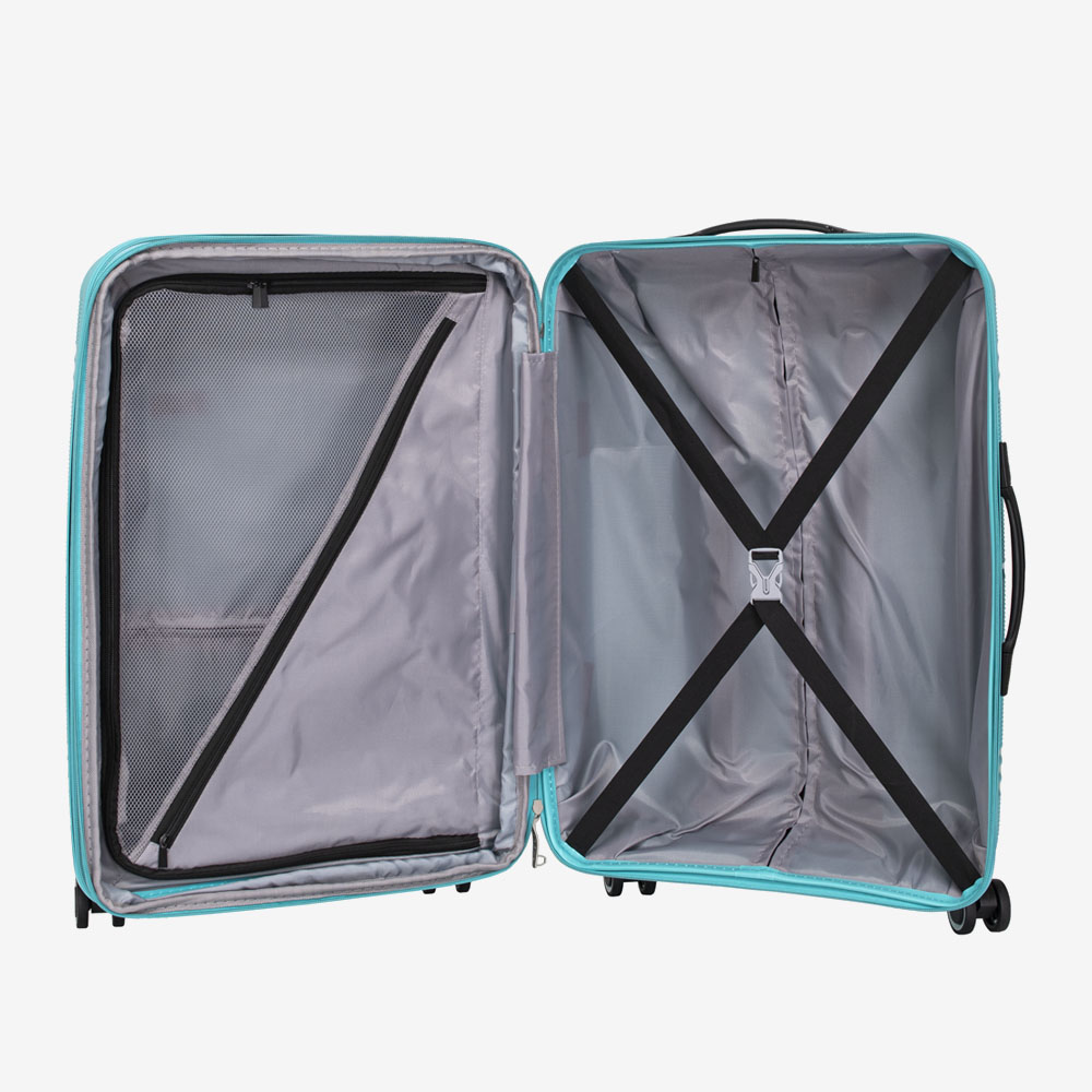 Куфар за ръчен багаж KREAL модел PALMA 55 см полипропилен зелен