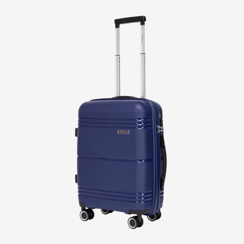 Куфар за ръчен багаж KREAL модел PALMA 55 см полипропилен тъмно син