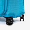 Комплект куфари с 3 чанти ENZO NORI модел MALIBU текстил светло син