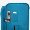 Комплект куфари ENZO NORI модел MALIBU текстил светло син