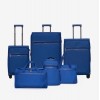 Комплект куфари с 3 чанти ENZO NORI модел MALIBU текстил син