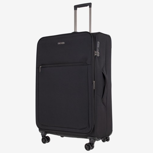 Комплект куфари ултра леки с пътна чанта текстил ENZO NORI модел SUNNY черен